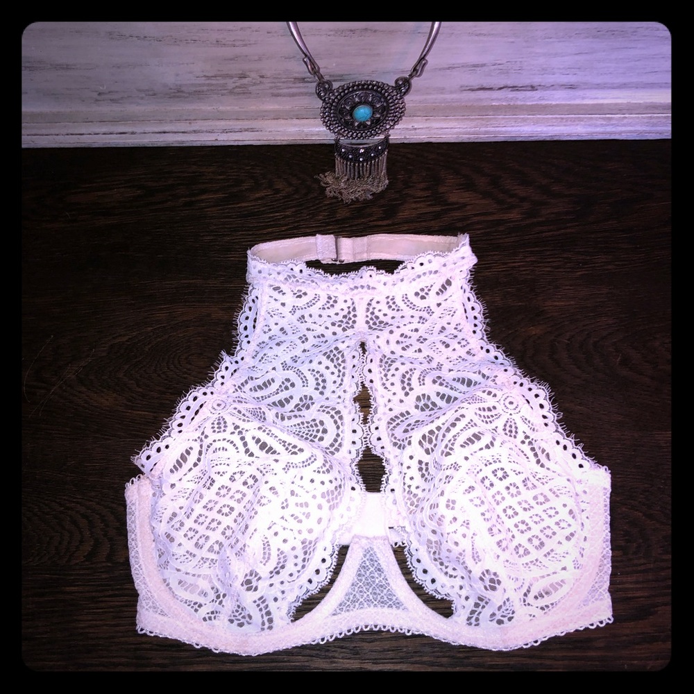 VS lace boho lace bralette